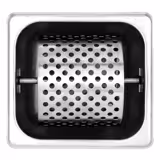 Stainless Steel Butter Wheel – GN 1/6 Pan - 100 mm Deep - Perforated Wheel