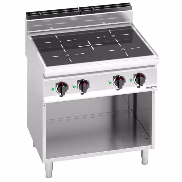 induktionsplatta – 4 induktionszoner (14 kW)