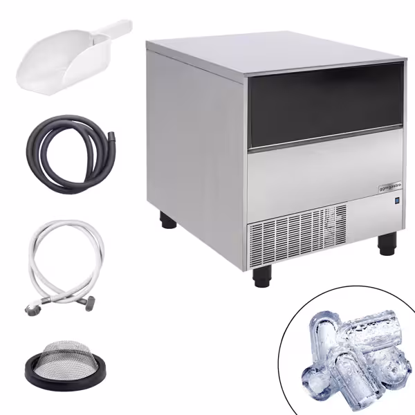 Commercial Ice Cube Maker - hollow cylinder - 114 kg/24 h