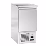 Saladette réfrigérée ECO - 450mm - 102L - 1 porte - avec découpe pour 1x GN 1/1 & Couvercle inox