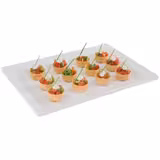 (6 pcs) GN 1/1 Gastronorm Tray - PURE - Melamine - 530x325mm - Height: 30mm - White