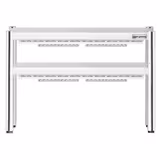 Mostek grzewczy PREMIUM z promiennikiem ceramicznym - 800x370mm - 700W - 2 podgrzewane poziomy - regulowana wysokość