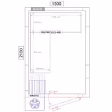 Regalset Aluminium - L-Form - Bautiefe: 460mm - Tragkraft: 600 kg