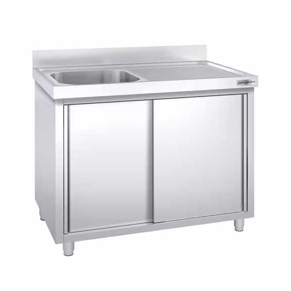 Spülschrank PREMIUM - 1400x700mm - mit 1 Becken links