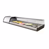 Countertop Display Fridge PREMIUM PLUS - 1268x410mm - 4x GN 1/3