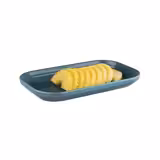 (6 Stück) GN-Tablett 1/4 - EMMA - Melamin - Höhe: 30mm - Blau