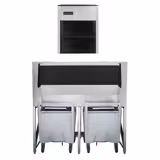IJsblokjesmachine - Nugget - 335 kg/24 h - incl. ijsopslagbunker en transportwagen