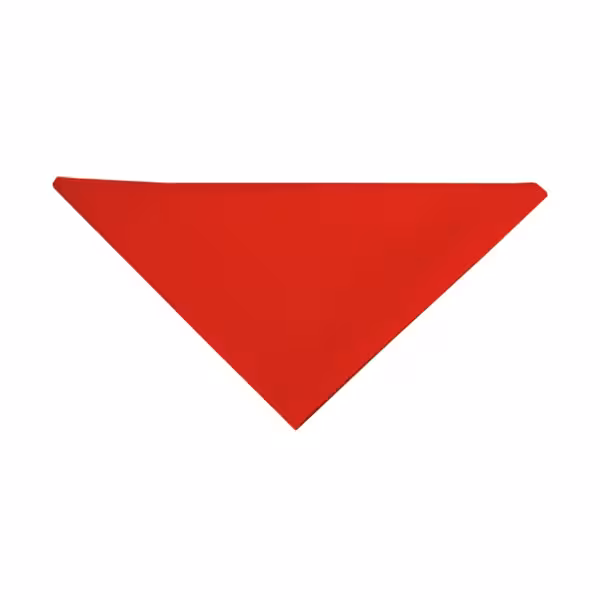 (5 st.) Halsduk - 71 x 71 x 100 cm - Röd