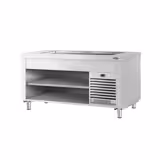 Commercial Refrigerated Cold Plate Buffet Counter – 1560x700x850mm - AISI 304 Stainless Steel