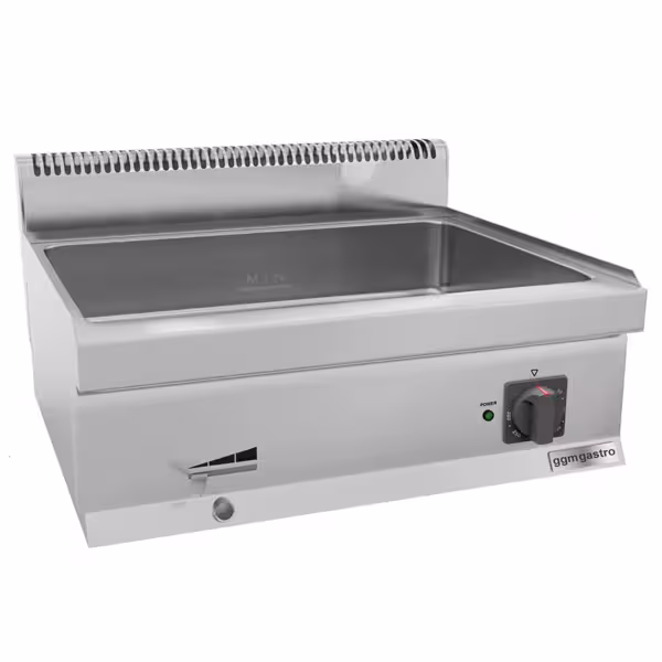 Bain-marie électrique - 2,4 kW - 2x GN 1/1 ou 4x GN 1/2