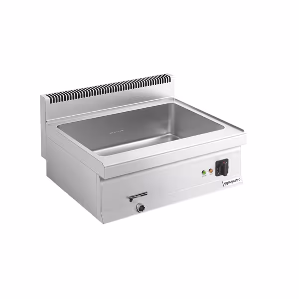 Elektrische bain-marie - 2,4 kW - 2x GN 1/1 of 4x GN 1/2 - met aftapkraan