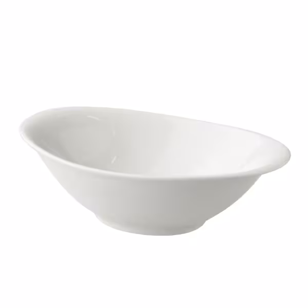 (6 pcs) Dessert Bowl - White Delight - Porcelain - 200ml - 160x105mm - White