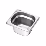 (1 piece) – Stainless Steel Gastronorm Pan GN 1/6 – Height 100 mm