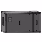 Commercial Exhaust Air Purification System with Motor - 2700m³/h - with Pre‑Filter & Activated Carbon Filter - incl. Protective Panel