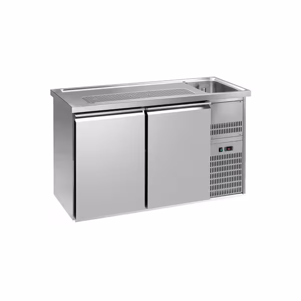 Direct Draw Beer Dispenser / Kegerator PREMIUM PLUS - 1550x700mm - Double Solid Doors