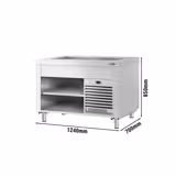 Commercial Refrigerated GN Cooling Trough Buffet Counter – 3×GN 1/1, Digital Control, 0–6 °C - AISI 304 Stainless Steel