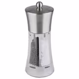 (6 szt.) Młynek 2w1 do soli i pieprzu - SPICEX - akryl - Wysokość: 190mm - Przezroczysty