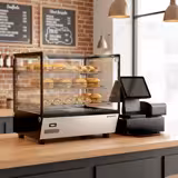 Witryna grzewcza - 702mm - 1,1kW - 3 półki - z oświetleniem LED