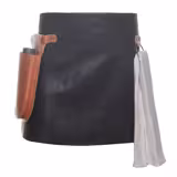 KARLOWSKY | Leather Waist Apron – Black - 590×400 mm