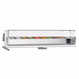 Countertop Prep Well PREMIUM - 1800x335mm - 8x GN 1/4