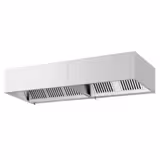 Commercial Wall-Mounted Extractor Hood - 2600mm - with Baffle Filters & Lighting