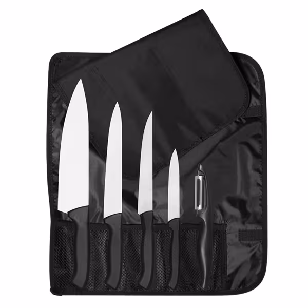 Set de couteaux Ecco - Acier inoxydable|avec trousse enroulable