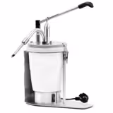 Portion Pump - adjustable dose - fits 3 litres Nutella buckets - Stainless steel - 365x300x160mm - without container - incl. stainless steel frame