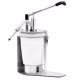 Portion Pump - adjustable dose - fits 3 litres Nutella buckets - Stainless steel - 365x300x160mm - without container - incl. stainless steel frame