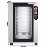 Jässkåp för pizzaugnar HV580, HV505 & HV560 - Elektromekanisk - 8x EN 460x330 mm