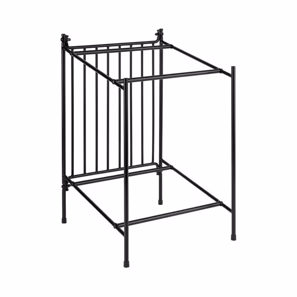 Suporte elevado para buffet SUPERBOX - Estrutura metálica - Preto - Altura:480mm - compatível com GN 1/2