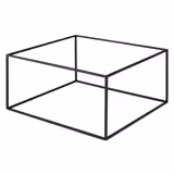 ASIA PLUS Buffet Riser Stand – GN 1/3 & GN 2/3 - H 176 mm - 354×325 mm - Black Metal