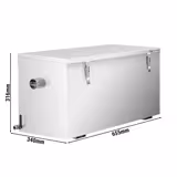 Separador de gordura - 20L - incl. decantador de lamas 10L - até 50 refeições/dia - 152l/h