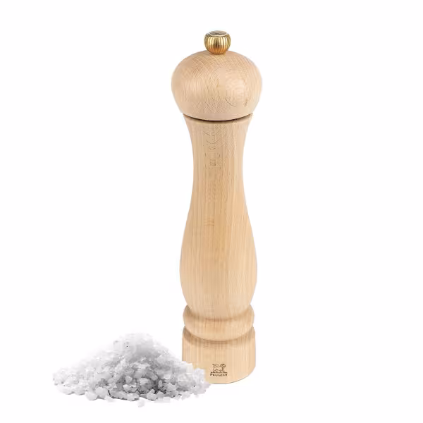 (6 sztuk) PEUGEOT | CLERMONT - młynek do soli - drewno - naturalny - wysokość: 240 mm