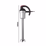 Staafmixer met vaste staaf 400mm - 550W - 2 snelheden