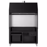 Neutral Element for Charcoal & Gas Grill - 1360x890x2150mm - Black - with 3 Filters - compatible with KGE1200 & GGE1200