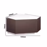 Hjørne bordplade 90 ° (Udvendigt)