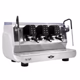 WEGA | Nova - Siebträgermaschine - 3 Gruppig - 5,7 kW - mit 2 Milchaufschäumern & Heißwasser - Touch - Weiß