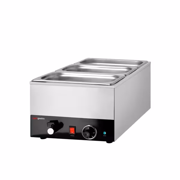 Elektrikli Set Üstü Benmari - GN 1/1, 150mm yükseklik - 1,20 kW - Tahliye musluklu