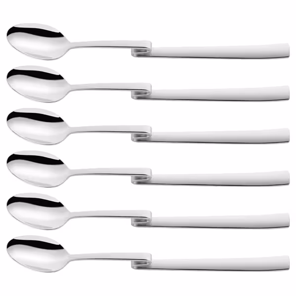 ZWILLING | DINNER - Latte macchiato lepel set - 6 stuks - Gepolijst