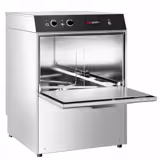 Lave-verres professionnel mini-à double paroi - Mécanique - 2,77kW - avec évacuation par gravité, pompe de liquide de rinçage