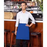 (6 pieces) KARLOWSKY | Basic Bistro Waist Apron – 700 x 550 mm - Blue