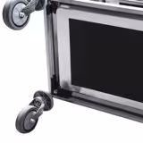 Serving & Clearing Trolley – 2-Tier - 705×405 mm - Reinforced - Bumpers & Sound-Damping - 2 Brakes