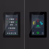 Elektrická Etážová pekařská pec s funkcí páry - Touch - 2 pečicích komor - vč. Digestoř & Kynárna