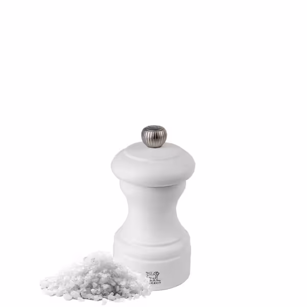 (6 pieces) PEUGEOT | BISTRO - Salt Mill - Matte White - Height: 100mm