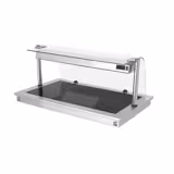 Drop-in Hot Plate Stainless Steel with Ceramic Glass Surface - 1135mm - 3x GN 1/1 - 1.35 kW
