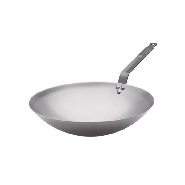 (3 Stück) DE BUYER | CARBONE PLUS - Wok-Pfanne - Ø 200mm