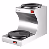 Warmhoudplaat RVS - met glazen oppervlak - 160 W