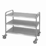Chariot de service – 1200x600 mm – avec 3 surfaces de rangement