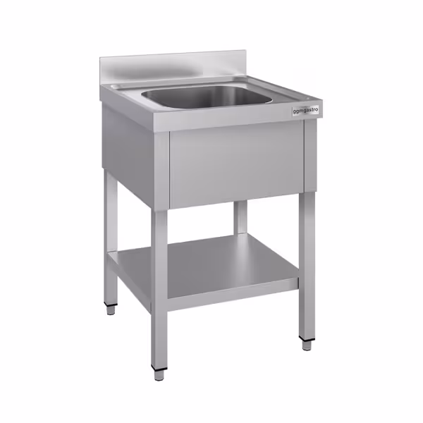Sink unit ECO - 600x600mm - with undershelf & 1 basin