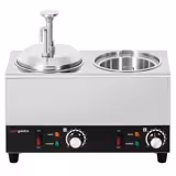 Sausverwarmer met pomp - 1,2kW - 2x2L - incl. inzetbak